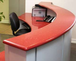 Фото Ресепшн из акрилового камня