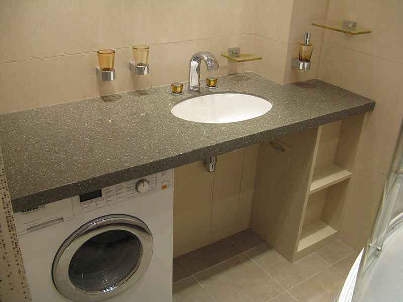 Раковины из искусственного камня в ванную: фото