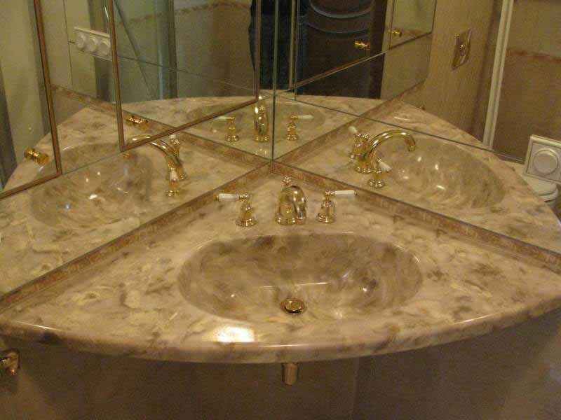 Мойка из искусственного камня от производителя: фото