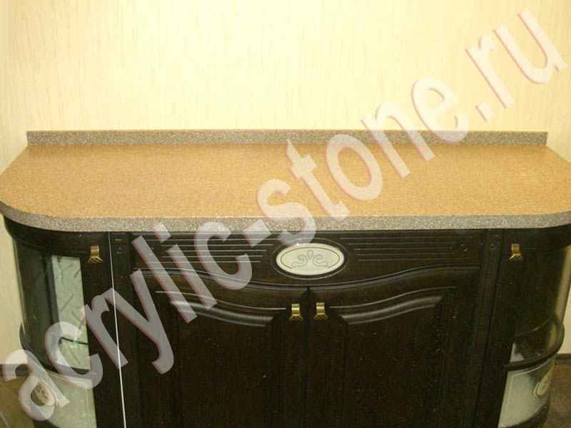 Стол с радиусными элементами из искусственного камня CORIAN: фото
