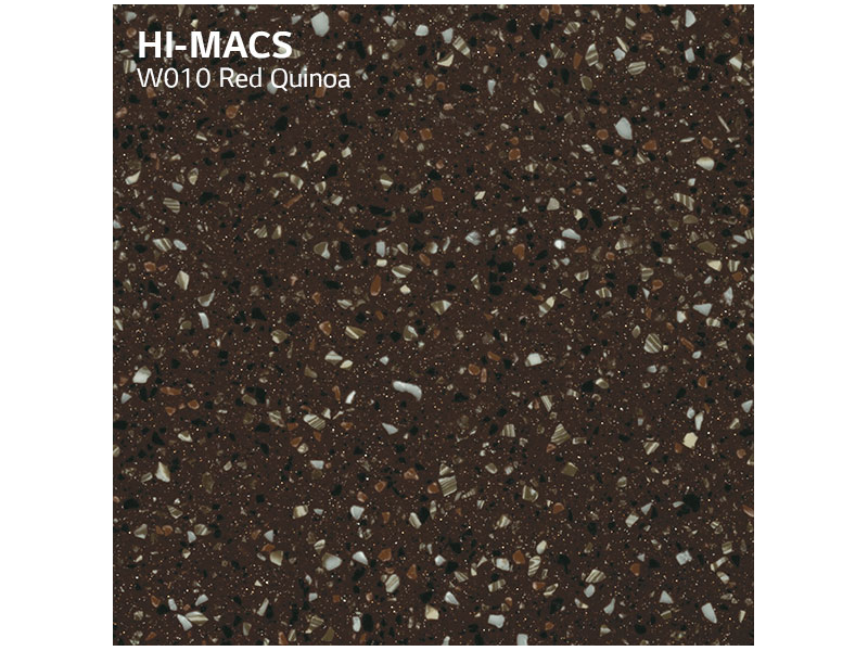 Искусственный камень LG Hi Macs W10 Red Quinoa: фото
