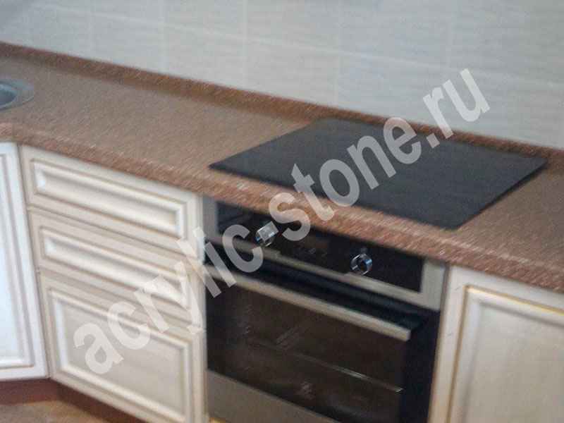 Широкая кухонная столешница: фото