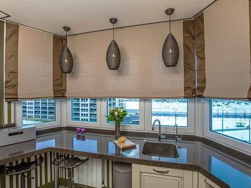 Дизайн современной кухни с глянцевой столешницей: фото
