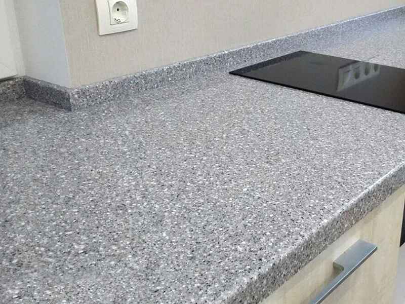 Столешница из акрилового камня: фото