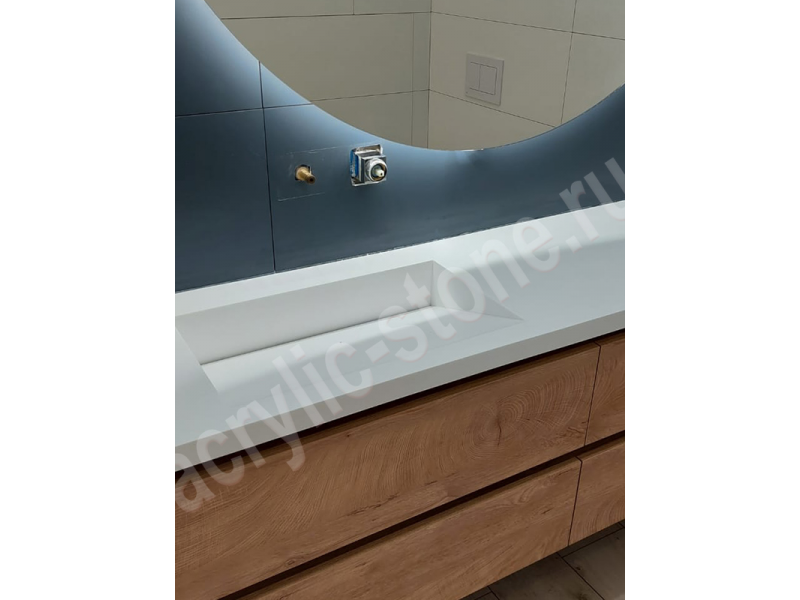 Умывальники с щелевым сливом из искусственного камня  SAMSUNG STARON: фото