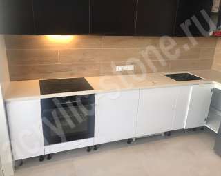 Фото Угловая столешница  из искусственного камня Grandex