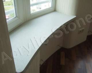 Фото Радиусный подоконник из искусственного камня  HANEX
