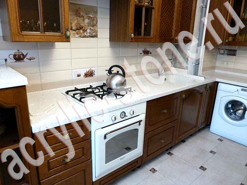 Кухонная столешница из искусственного камня TriStone : фото