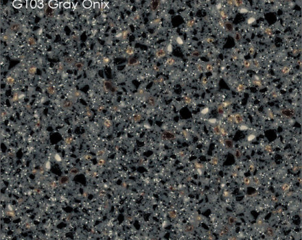 Искусственный камень LG Hi Macs G103 Gray Onix : фото