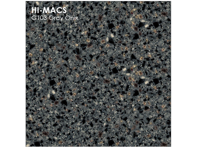 Искусственный камень LG Hi Macs G103 Gray Onix : фото