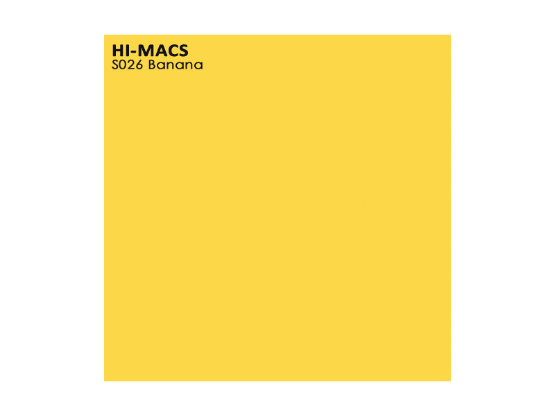 Искусственный камень LG Hi Macs S026 Banana: фото