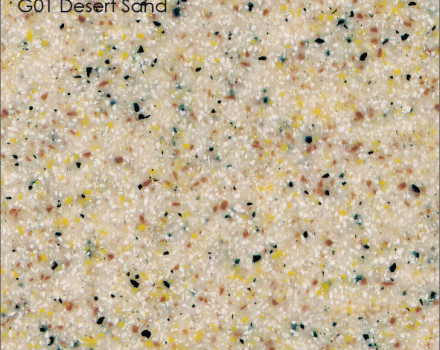 Искусственный камень LG Hi Macs G001 Desert Sand: фото