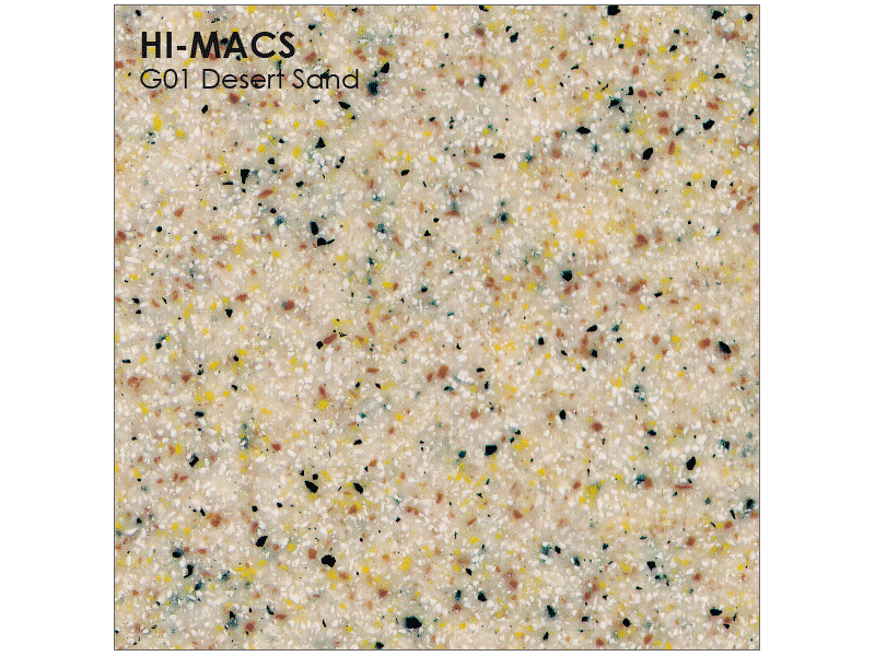 Искусственный камень LG Hi Macs G001 Desert Sand: фото