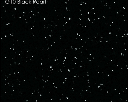 Искусственный камень LG Hi Macs G010 Black Pearl: фото